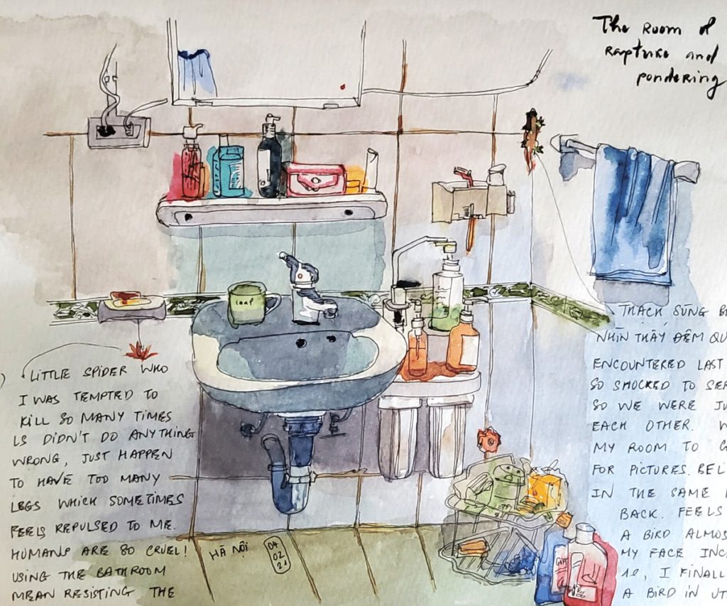 sketch, home, toilet, spider, lizard