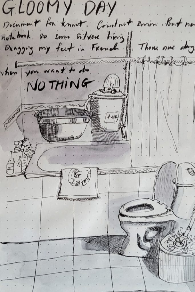 toilet, home, sketch