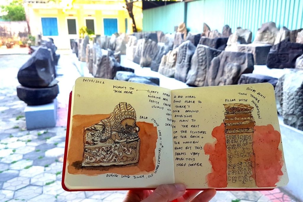 Bảo tàng Quy Nhơn, tượng Chămpa